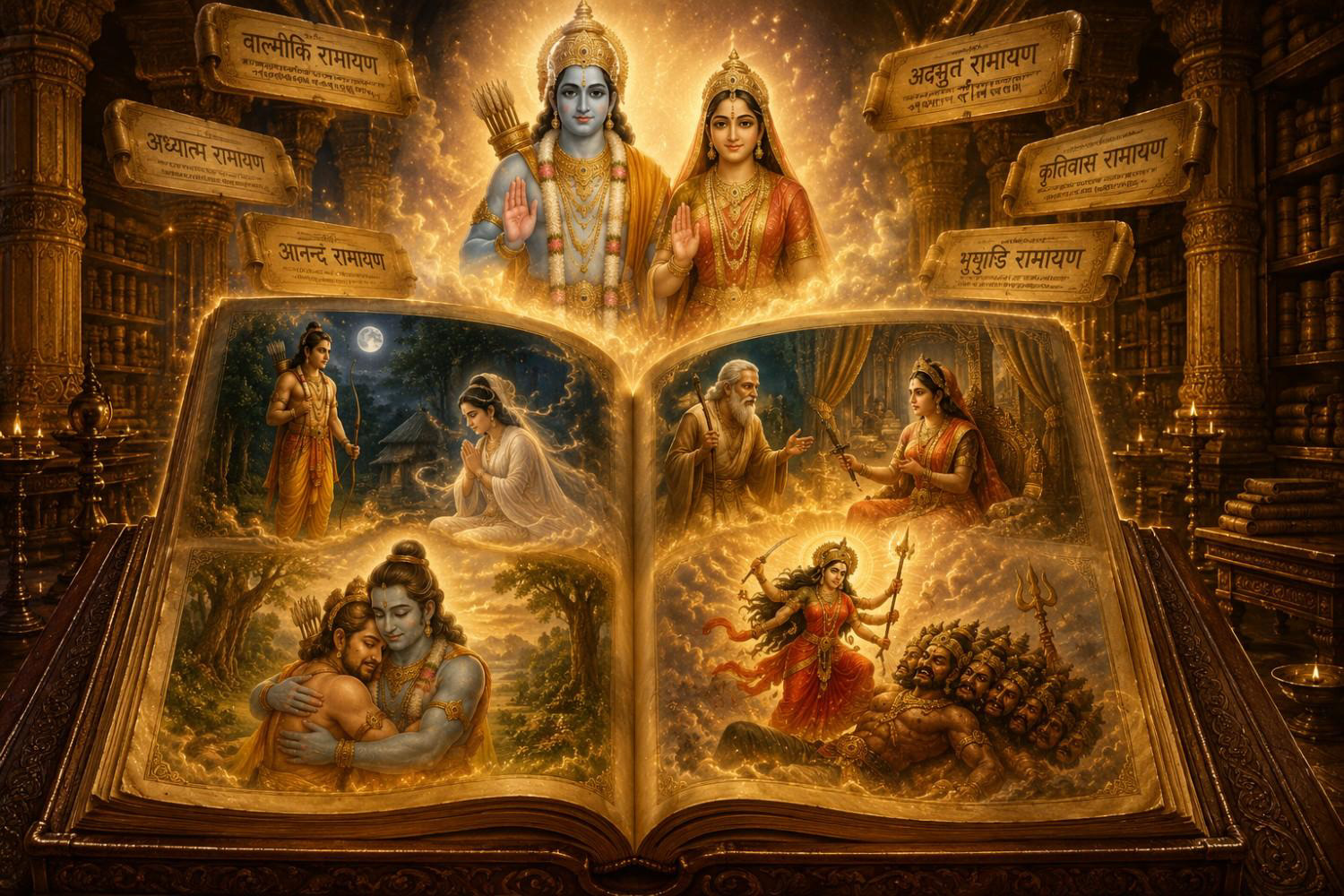  रामायण कितनी हैं? भाग – २ अद्भुत रामायण, कृतिवास रामायण,