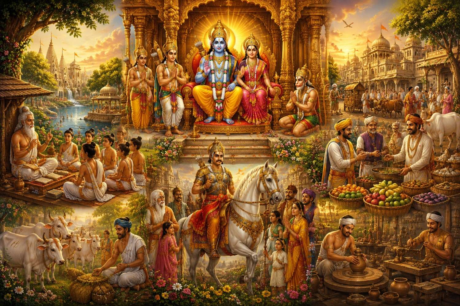 रामराज्य – वर्णाश्रम धर्म ही रामराज्य है,वर्णाश्रम धर्म ही सनातन धर्म है!